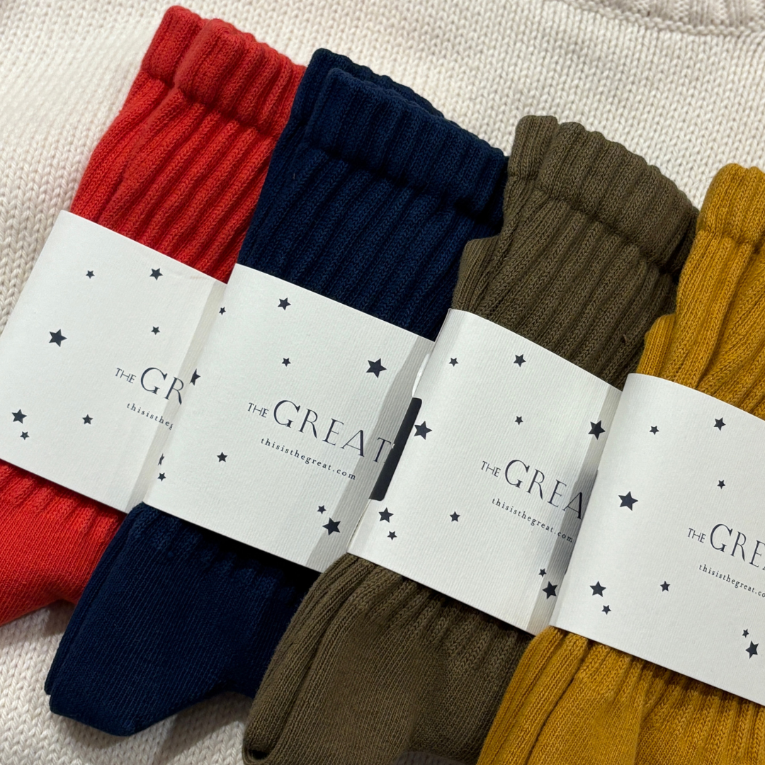 The Great - Classic Crew Sock - Navy