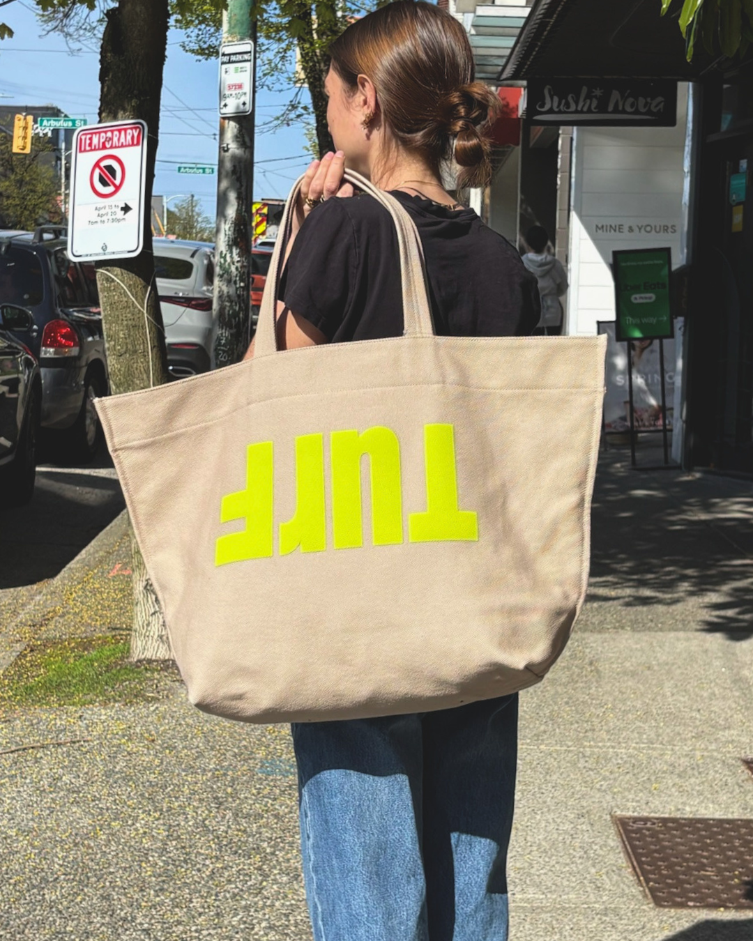 TURF ACTIVE Everyday Tote (Sesame + Lime)