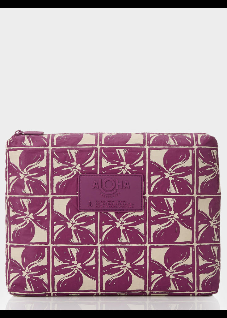 ALOHA Bag Mid Pouch - Lattice - Sandstone/Plum