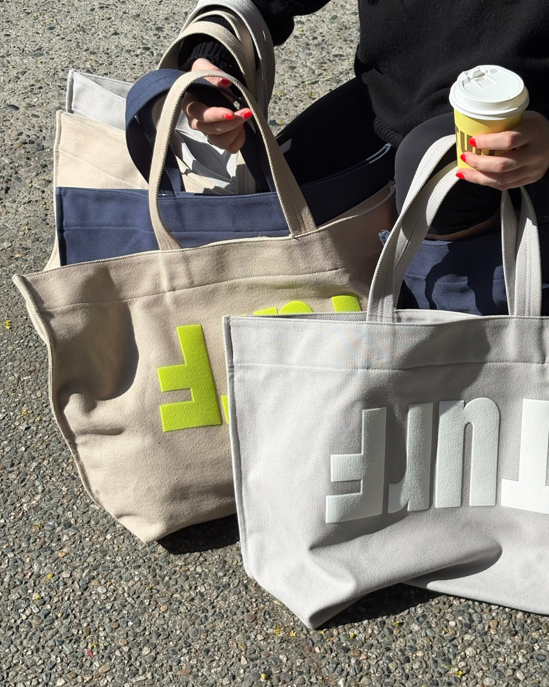 TURF ACTIVE Everyday Tote (Sesame + Lime)