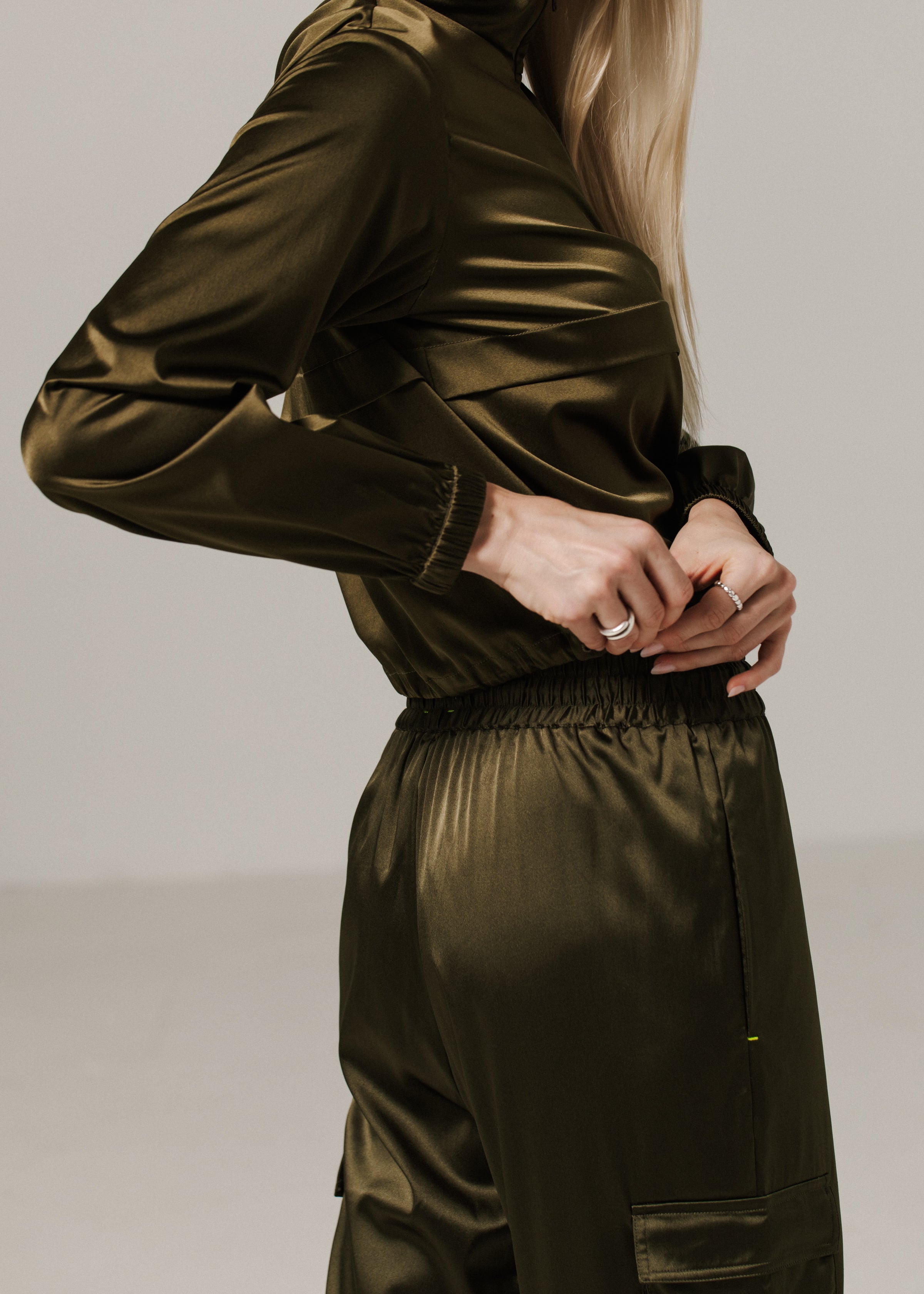 STAPL STUDIO Pinch Pullover - Dark Moss
