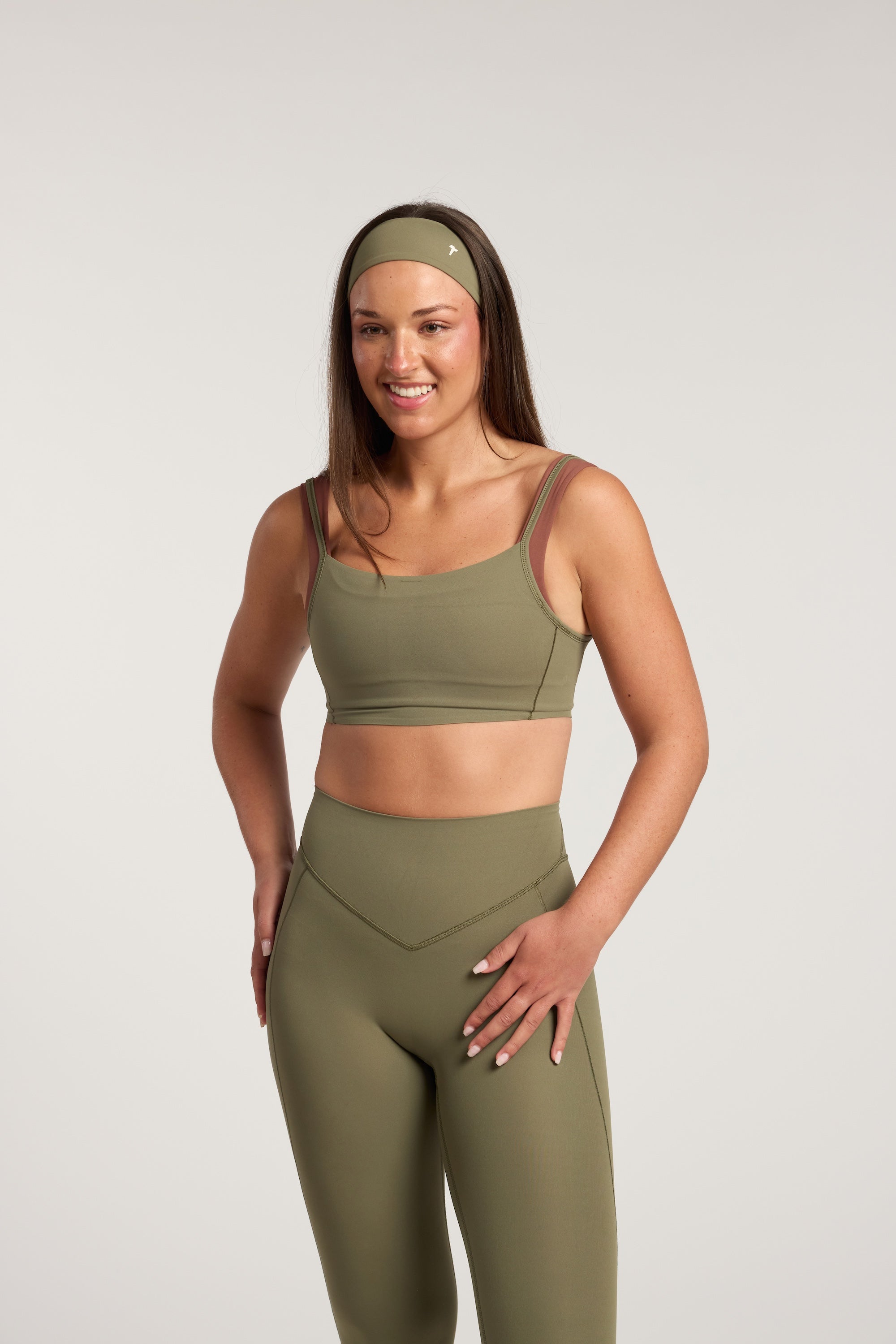 TURF ACTIVE Tame the Mane Headband (Olive)