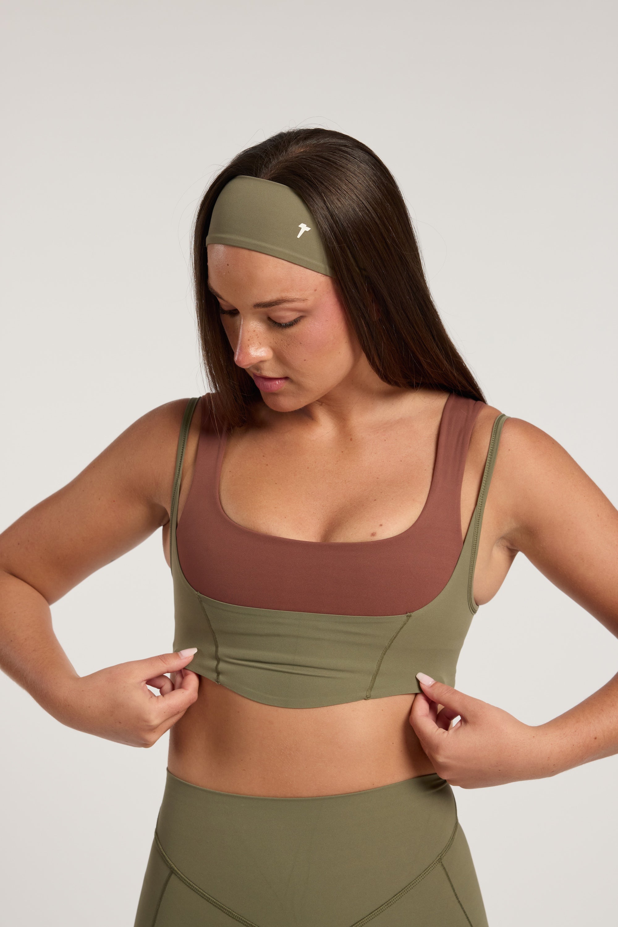 TURF ACTIVE Corsettish Top (Olive)