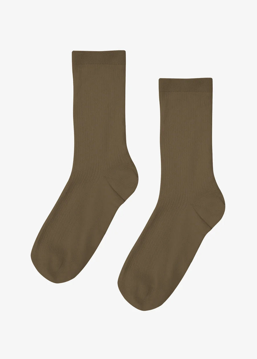 COLORFUL STANDARD Women's Classic Organic Sock - Dusty Olive