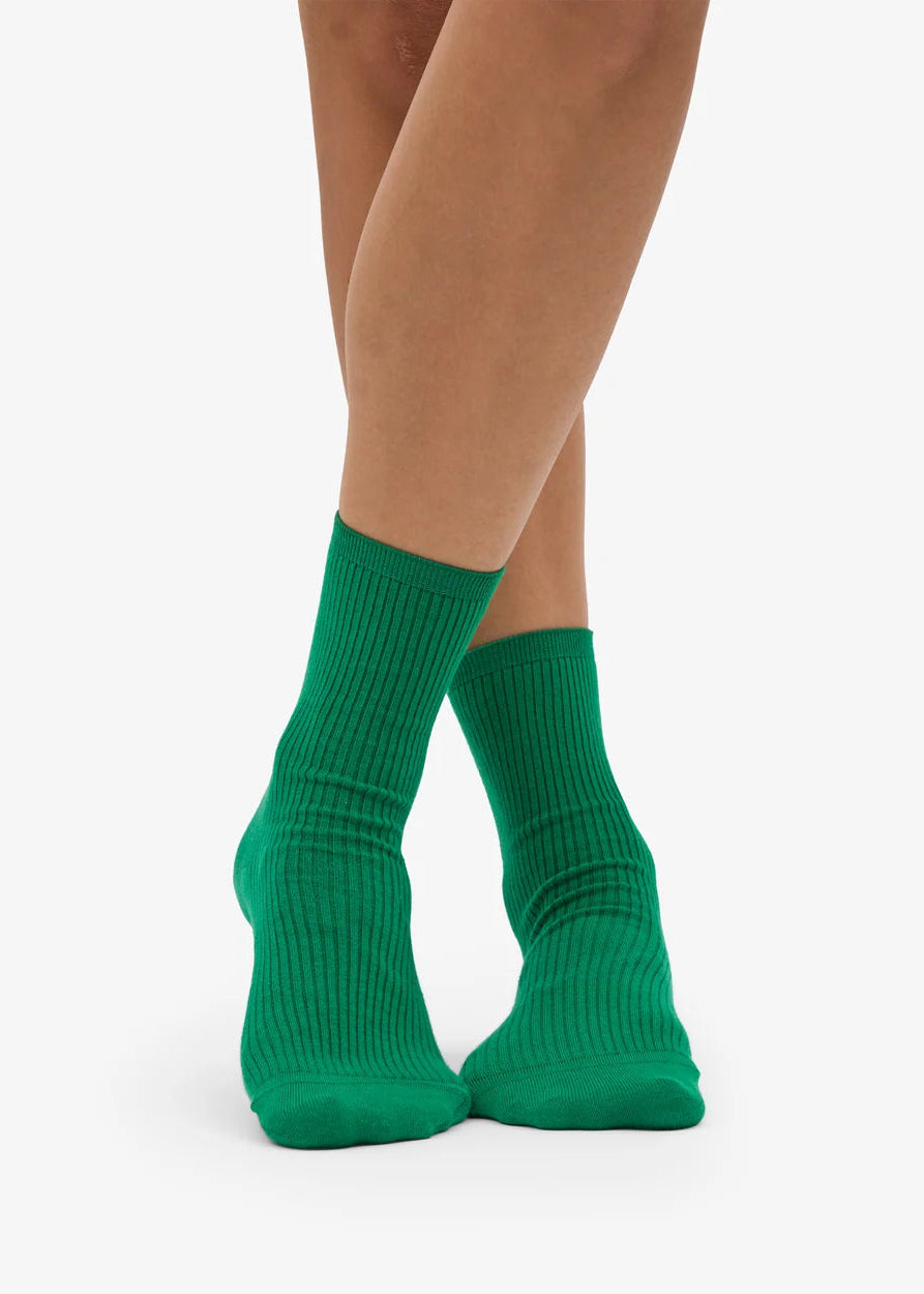 COLORFUL STANDARD Women's Classic Organic Sock - Kelly Green
