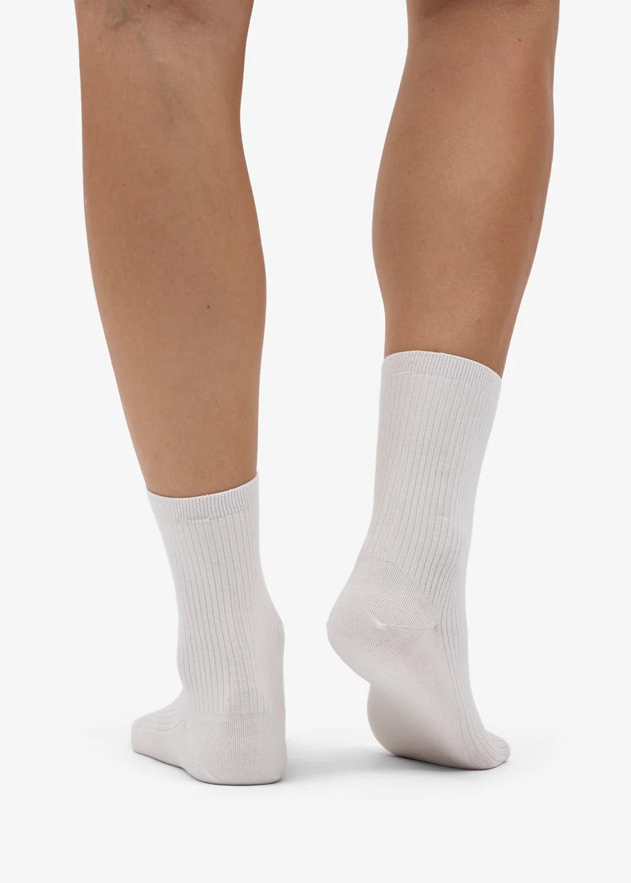 COLORFUL STANDARD Women's Classic Organic Sock - Optical White