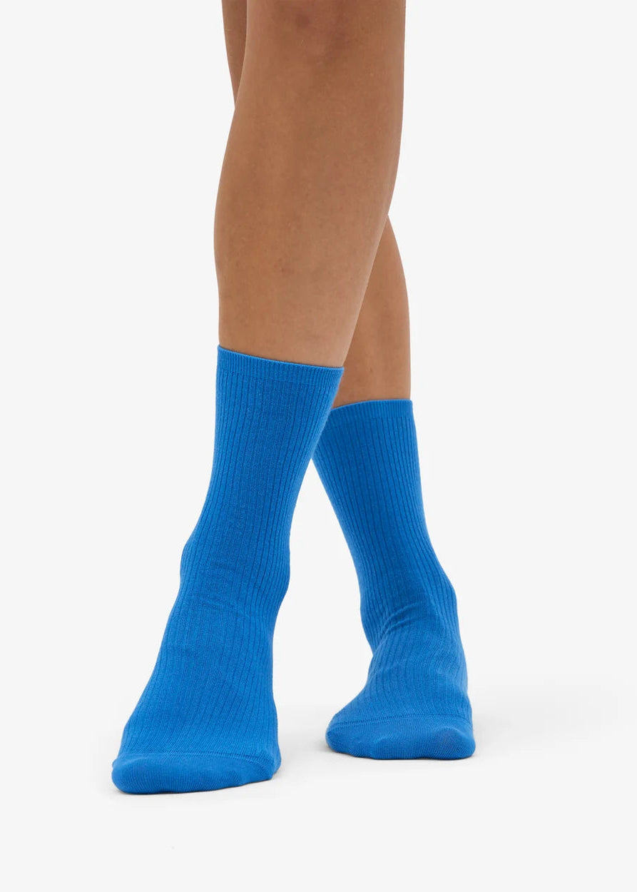 COLORFUL STANDARD Women's Classic Organic Sock - Pacific Blue