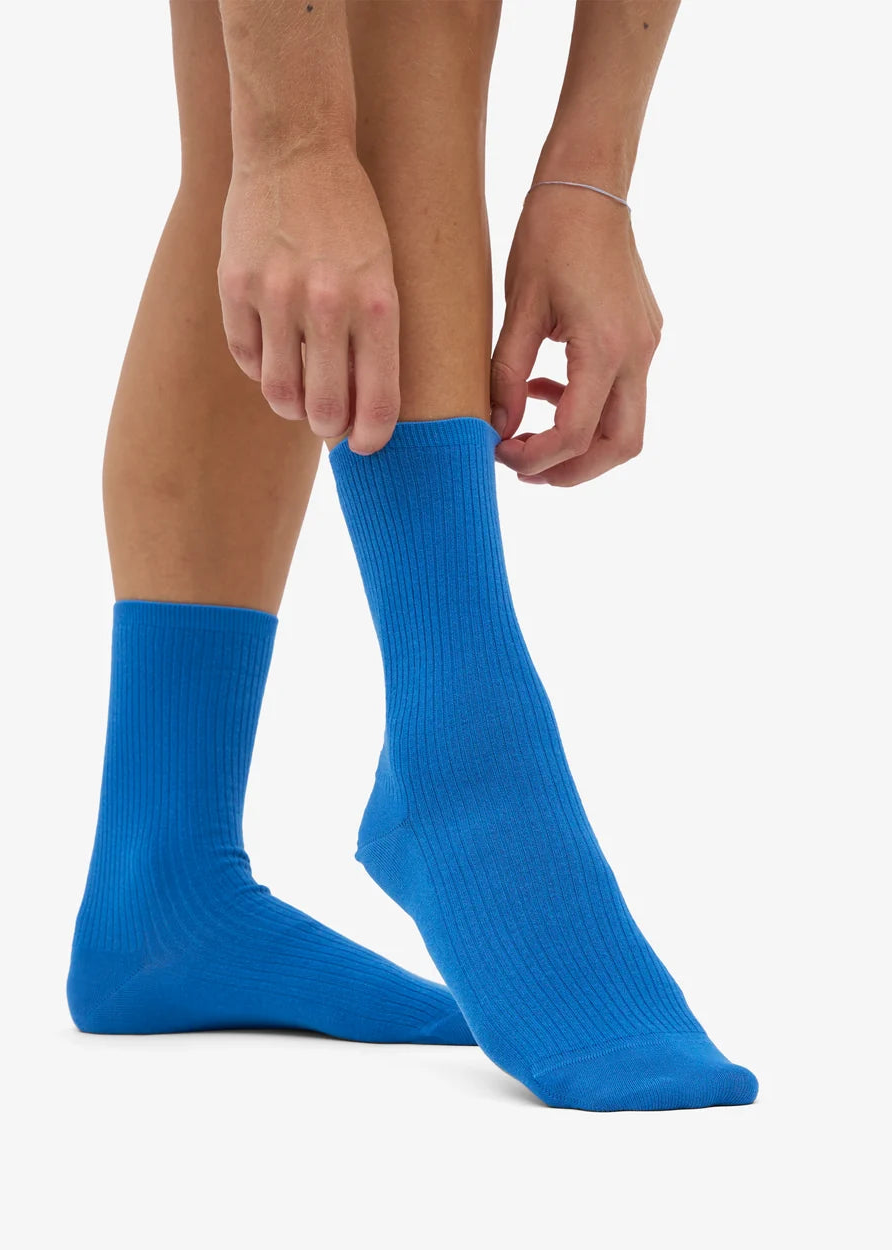 COLORFUL STANDARD Women's Classic Organic Sock - Pacific Blue