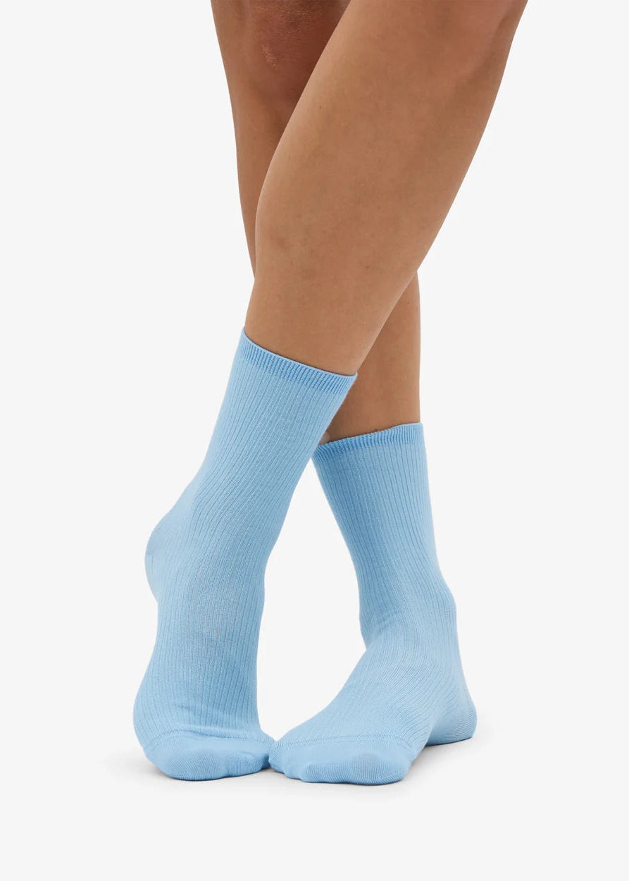 COLORFUL STANDARD Women's Classic Organic Sock - Seaside Blue