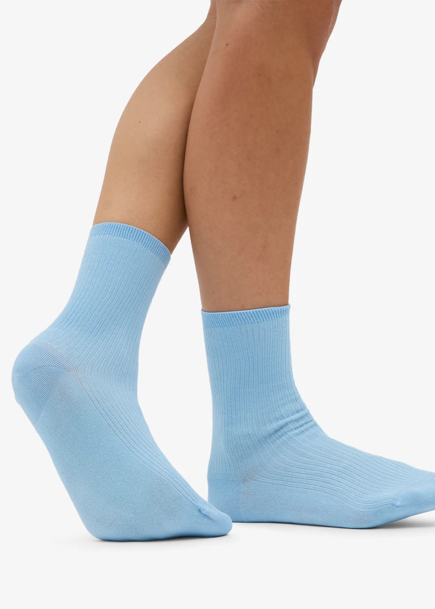 COLORFUL STANDARD Women's Classic Organic Sock - Seaside Blue