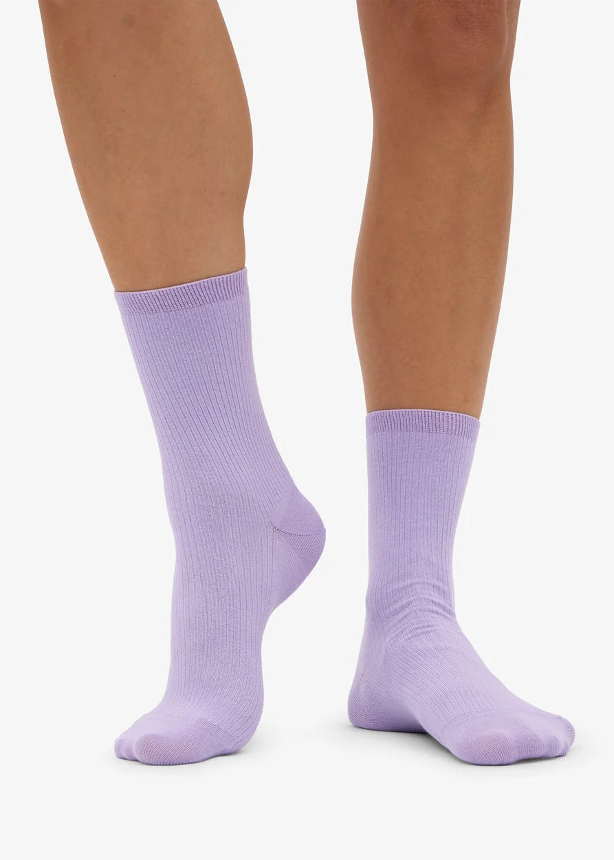 COLORFUL STANDARD Women's Classic Organic Sock - Soft Lavender