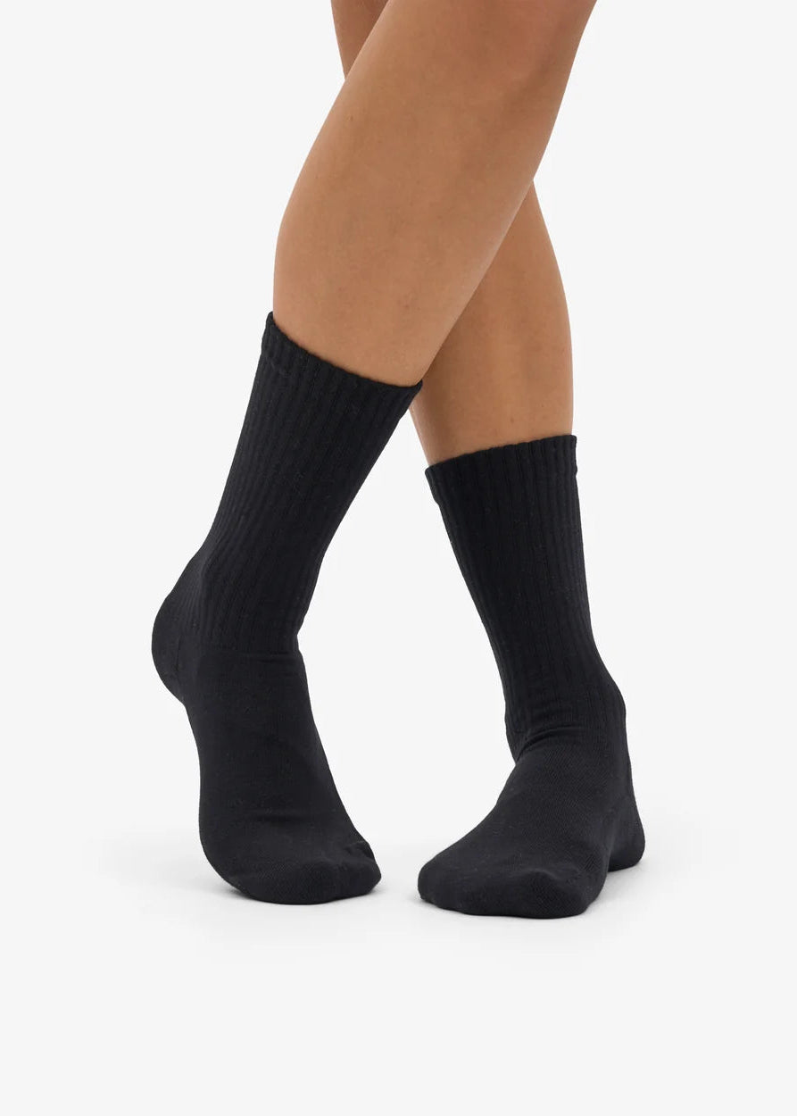 COLORFUL STANDARD Organic Active Sock - Deep Black