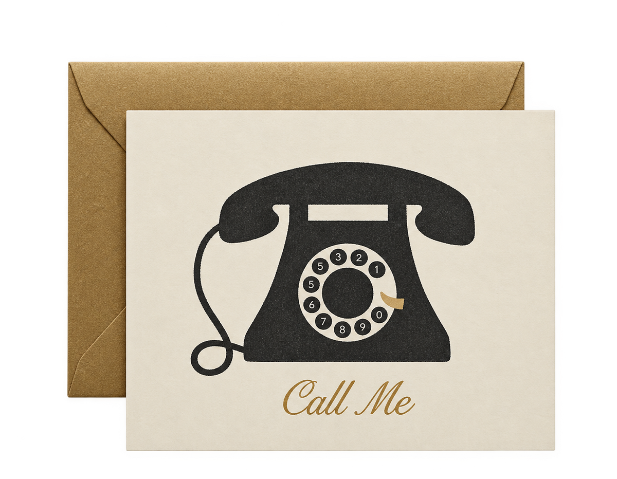 RIFLE PAPER Call Me Love & Friendship Card