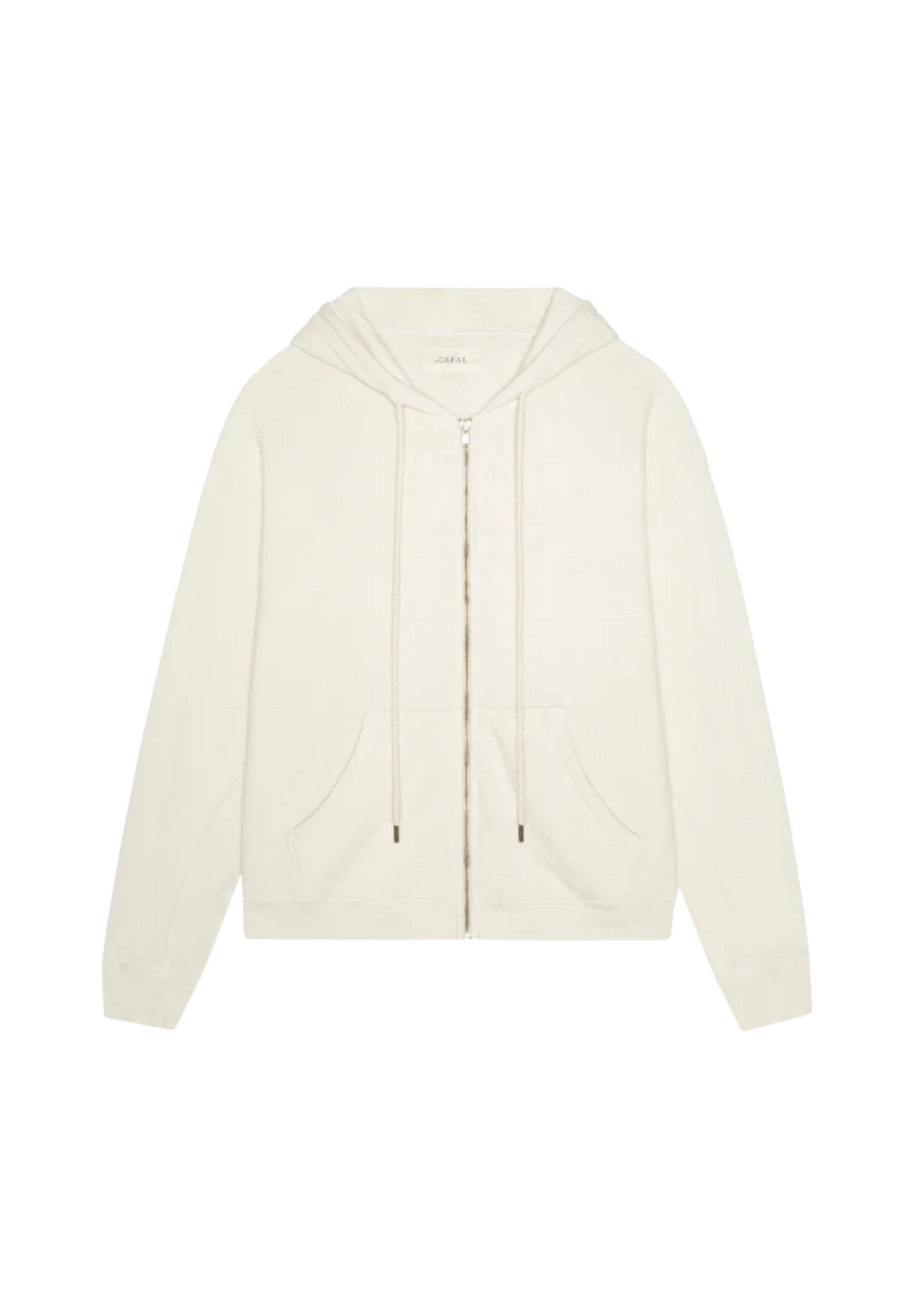 THE FLEECE CAMPUS HOODIE- WASHED WHITE