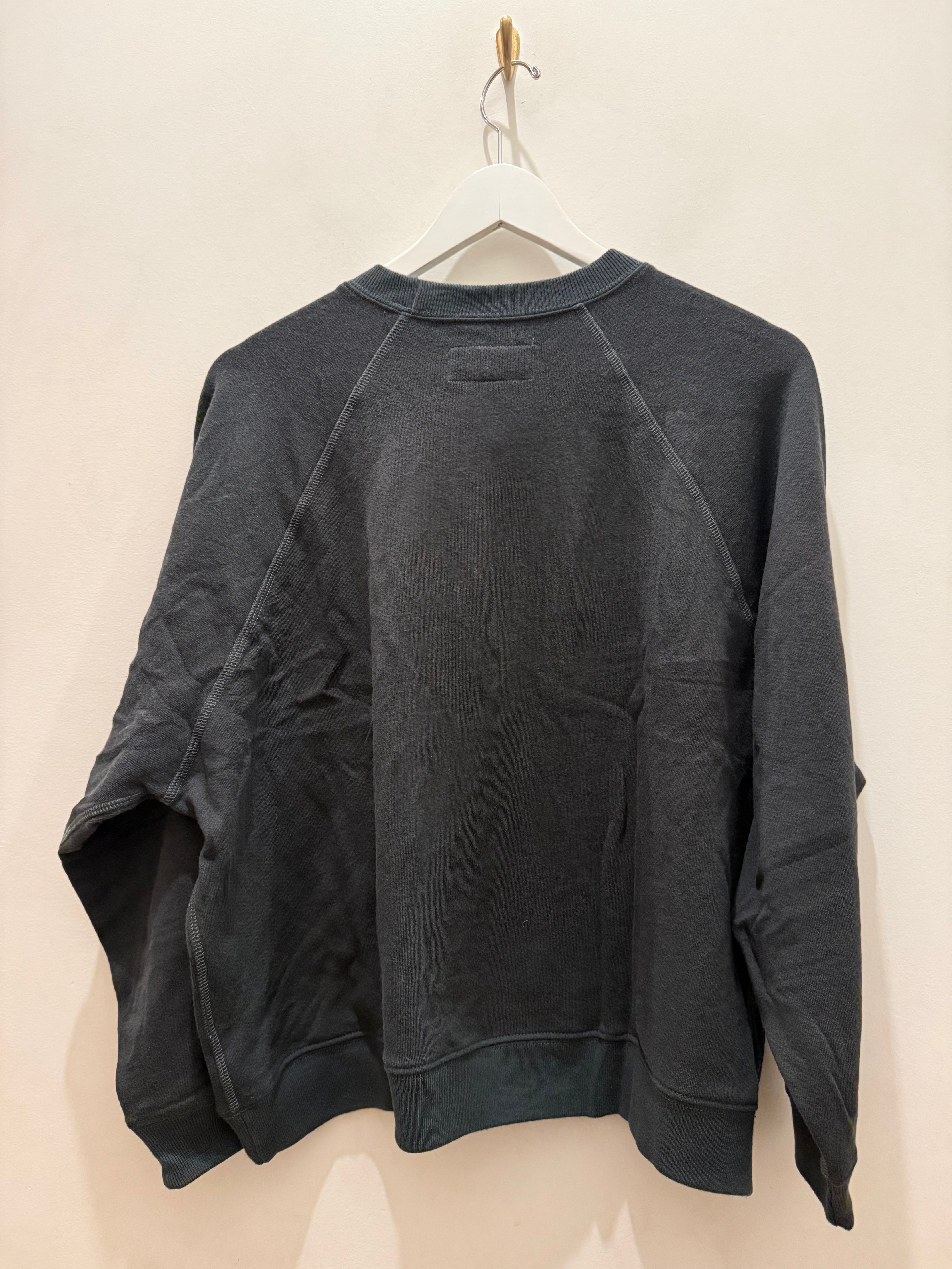 THE GREAT The Rehearsal Sweatshirt - Washed Black
