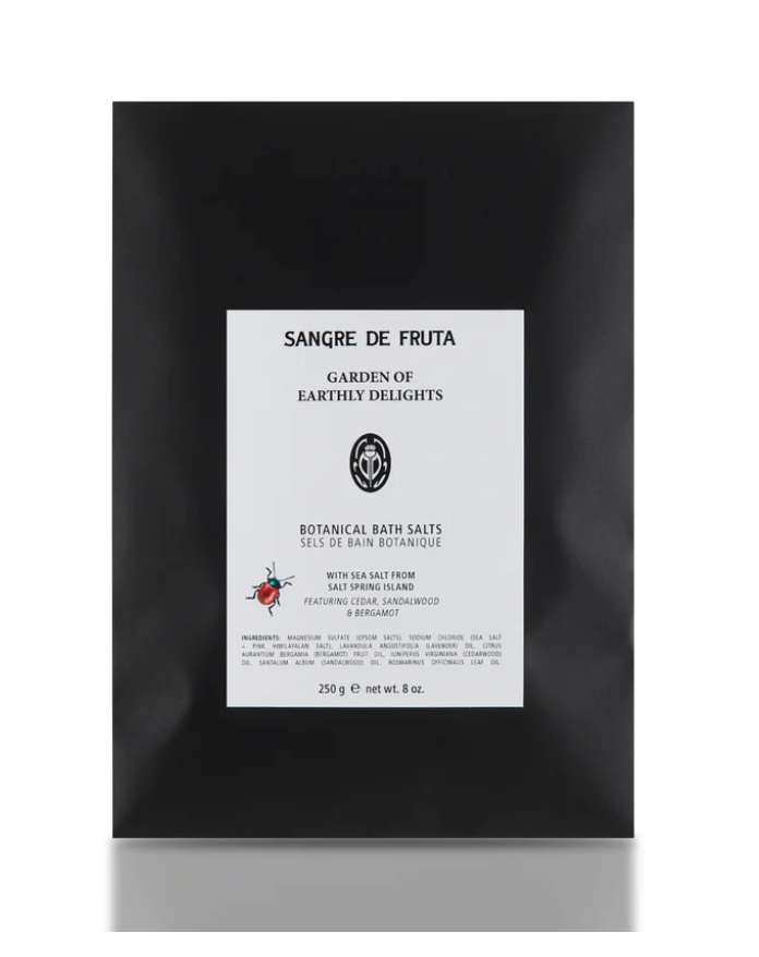 SANGRE DE FRUTA BOTANICAL Garden of Earthly Delights Bath Salts