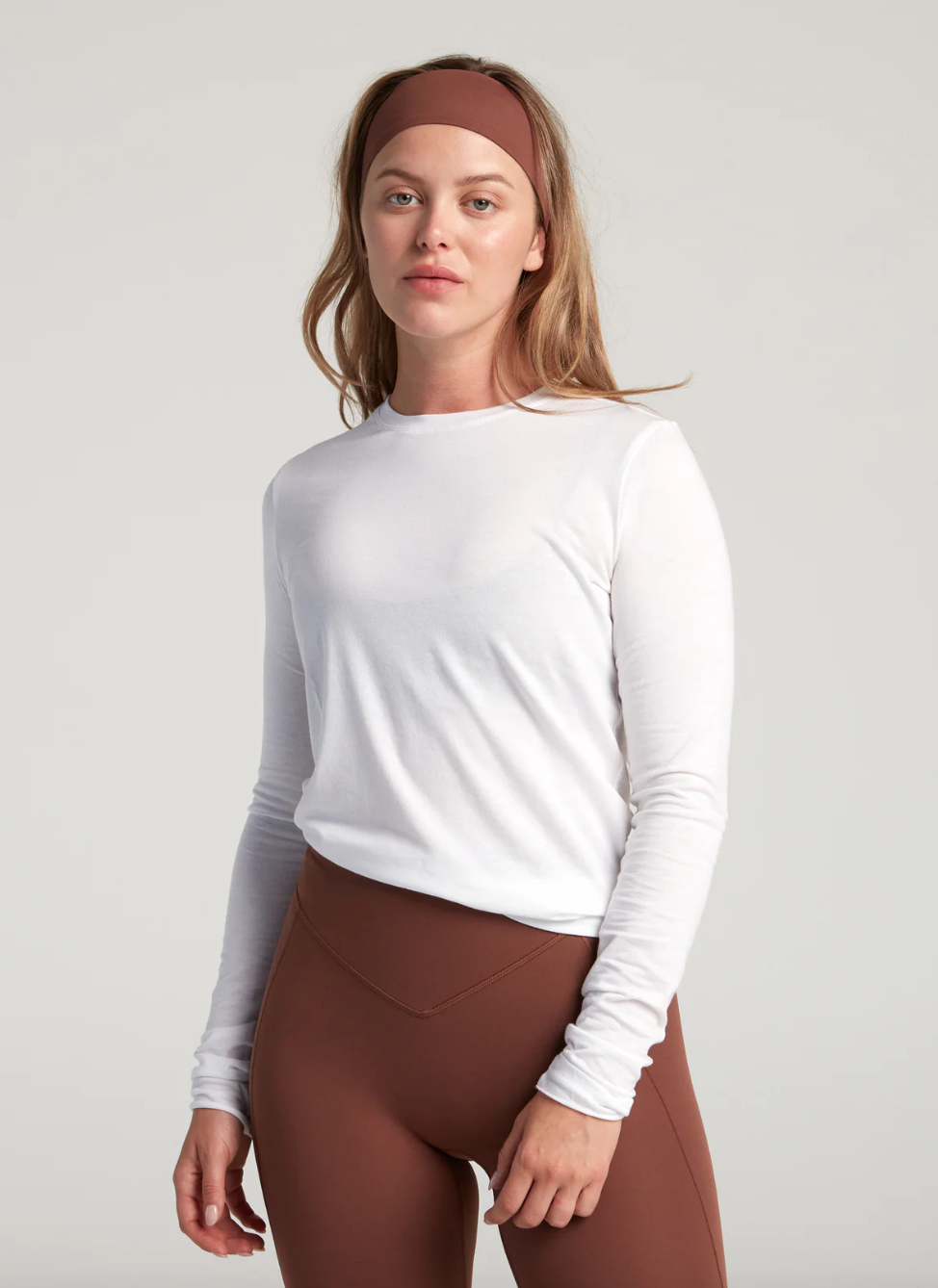 TURF ACTIVE Long Sleeve Tee (White)