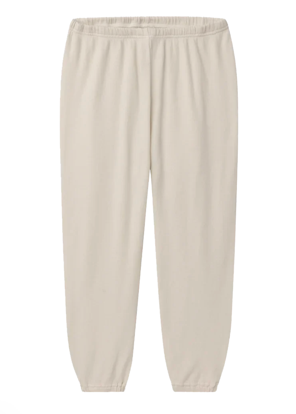 The Great - FLEECE STADIUM SWEATPANT - WASHED WHITE