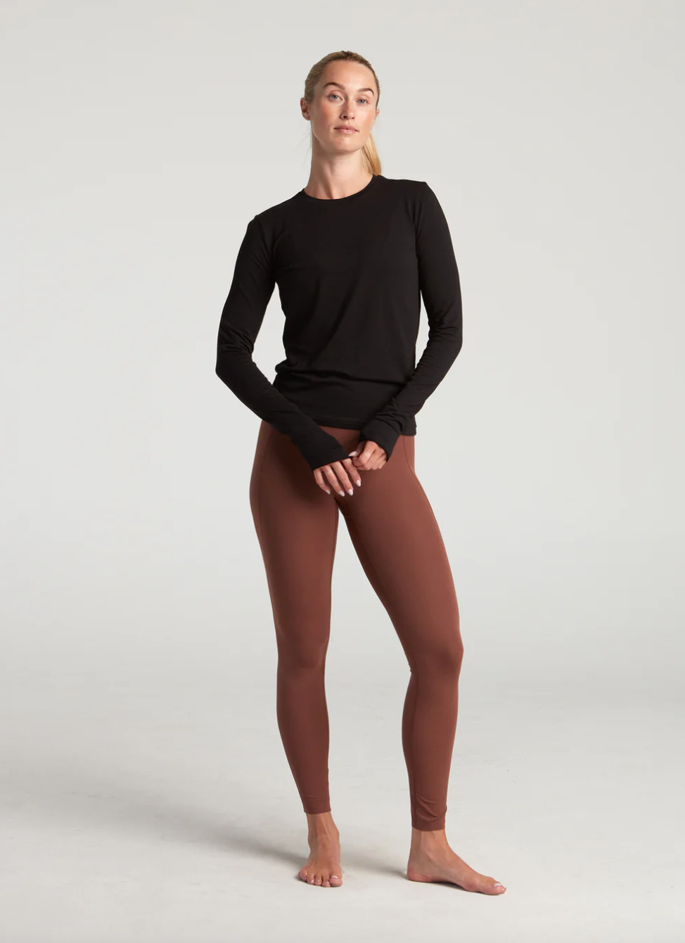 TURF ACTIVE Long Sleeve Tee - Black