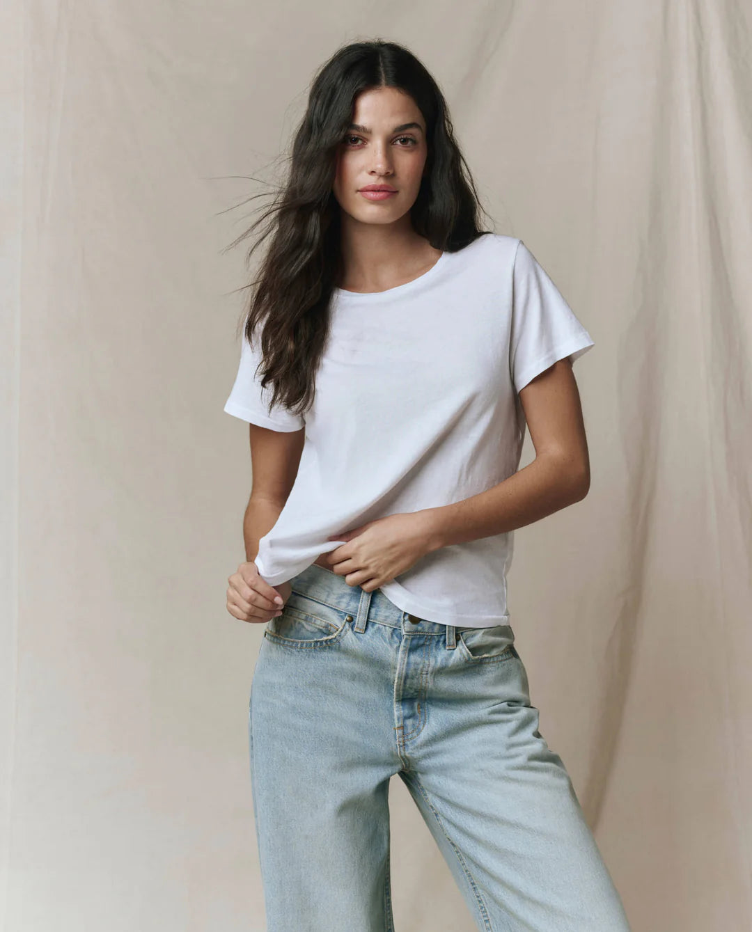 THE GREAT Little Tee True White