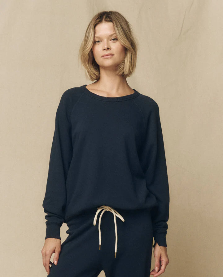 THE GREAT College Sweatshirt - True Navy