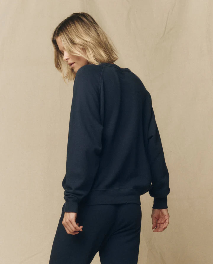 THE GREAT College Sweatshirt - True Navy