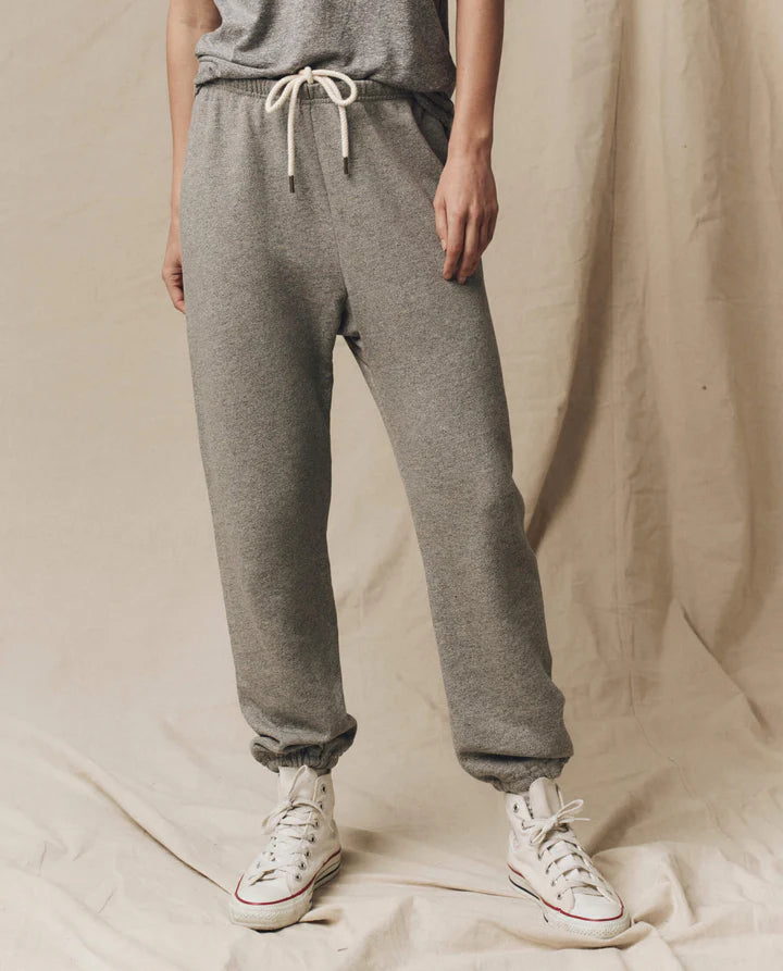 THE GREAT Stadium Sweatpant - Varsity Grey