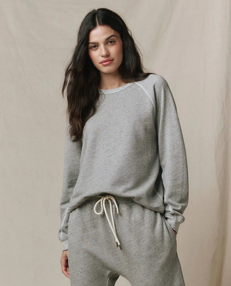 THE GREAT Rookie Sweatshirt - Varsity Grey