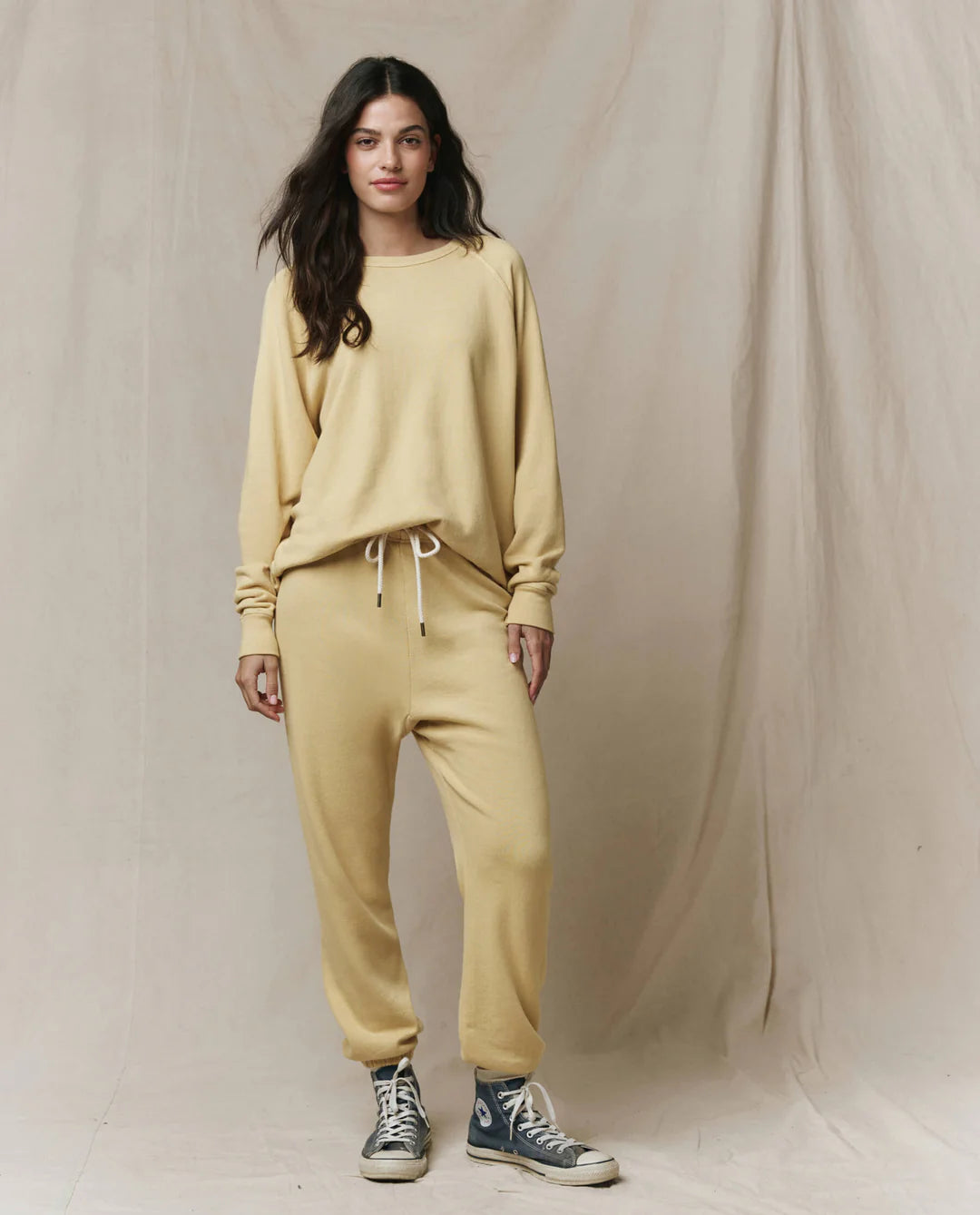 THE GREAT College Sweatshirt - Butter Yellow