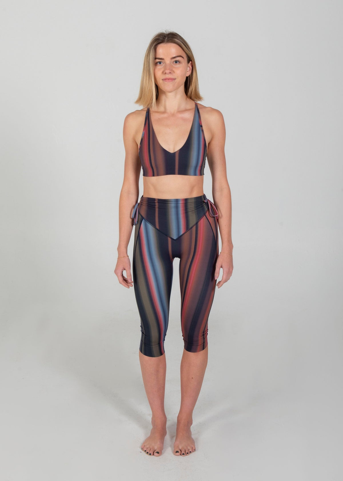 TURF ACTIVE meta Elevate Capri - Stripe
