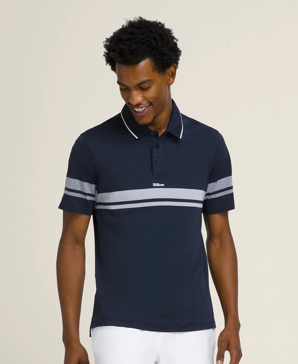 WILSON Men's All Season's Polo Stripe