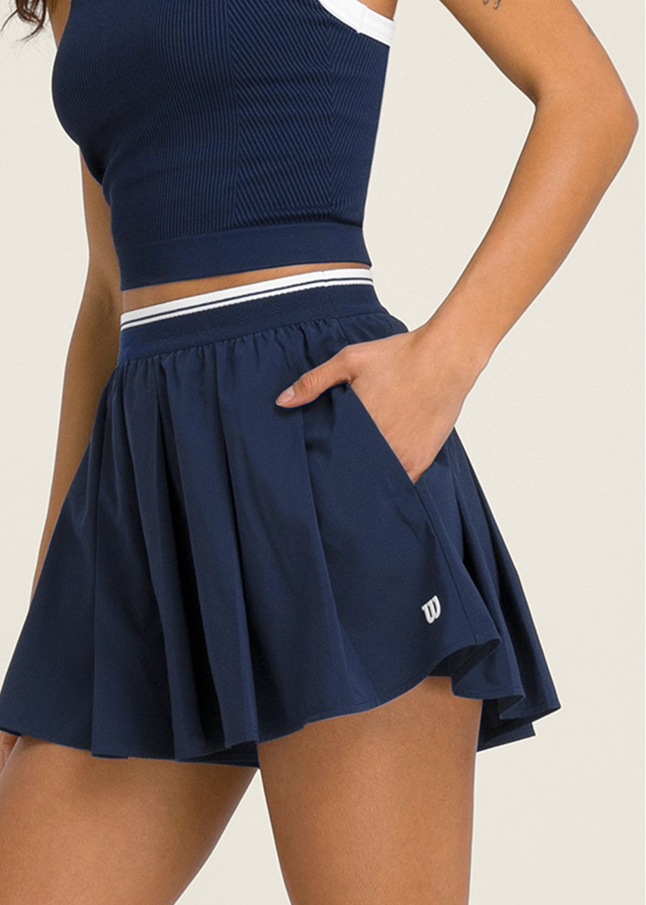 WILSON Velocity Pleated Lined Short - Classic Navy