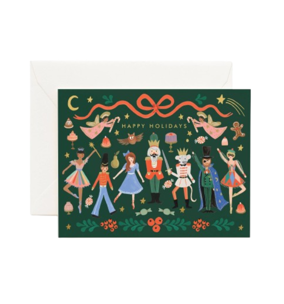 RIFLE PAPER Happy Holidays Card