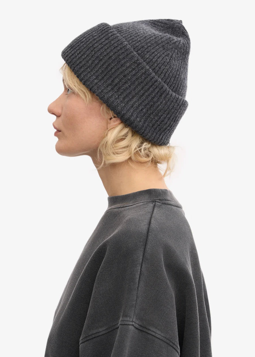 COLORFUL STANDARD Merino Wool Hat - Lava Grey