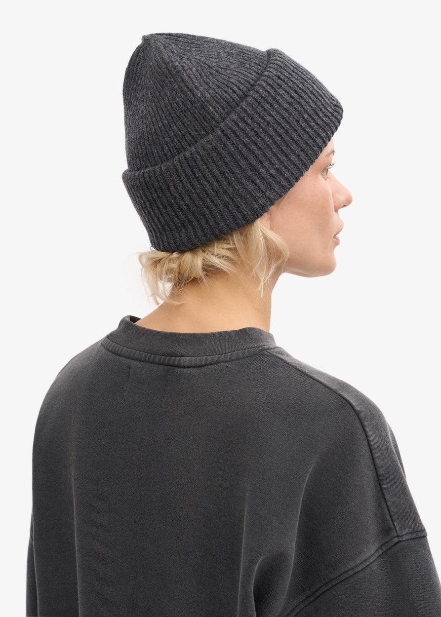 COLORFUL STANDARD Merino Wool Hat - Lava Grey