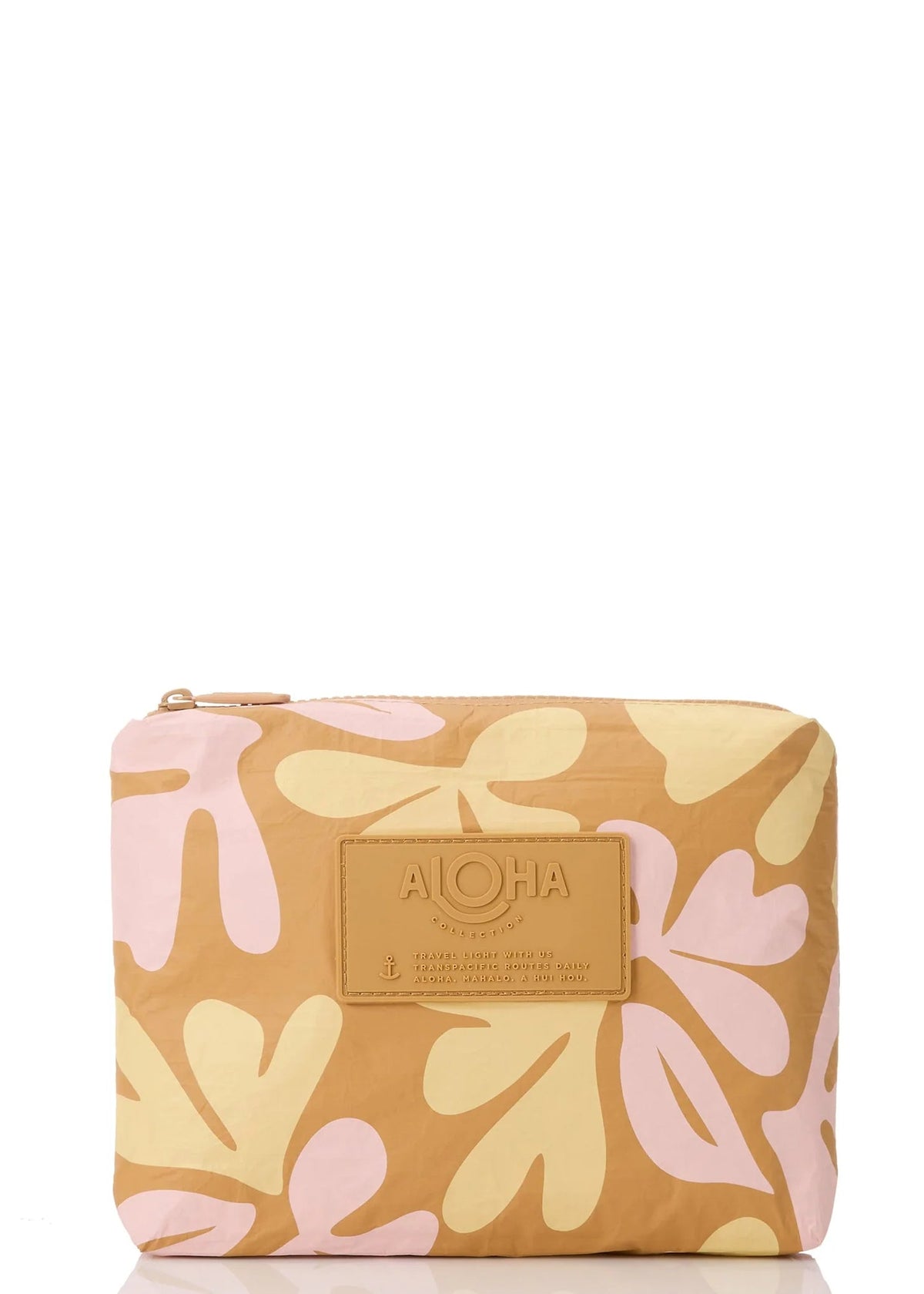 ALOHA Bag Small Pouch - Swoosh Hey Girl/Tan