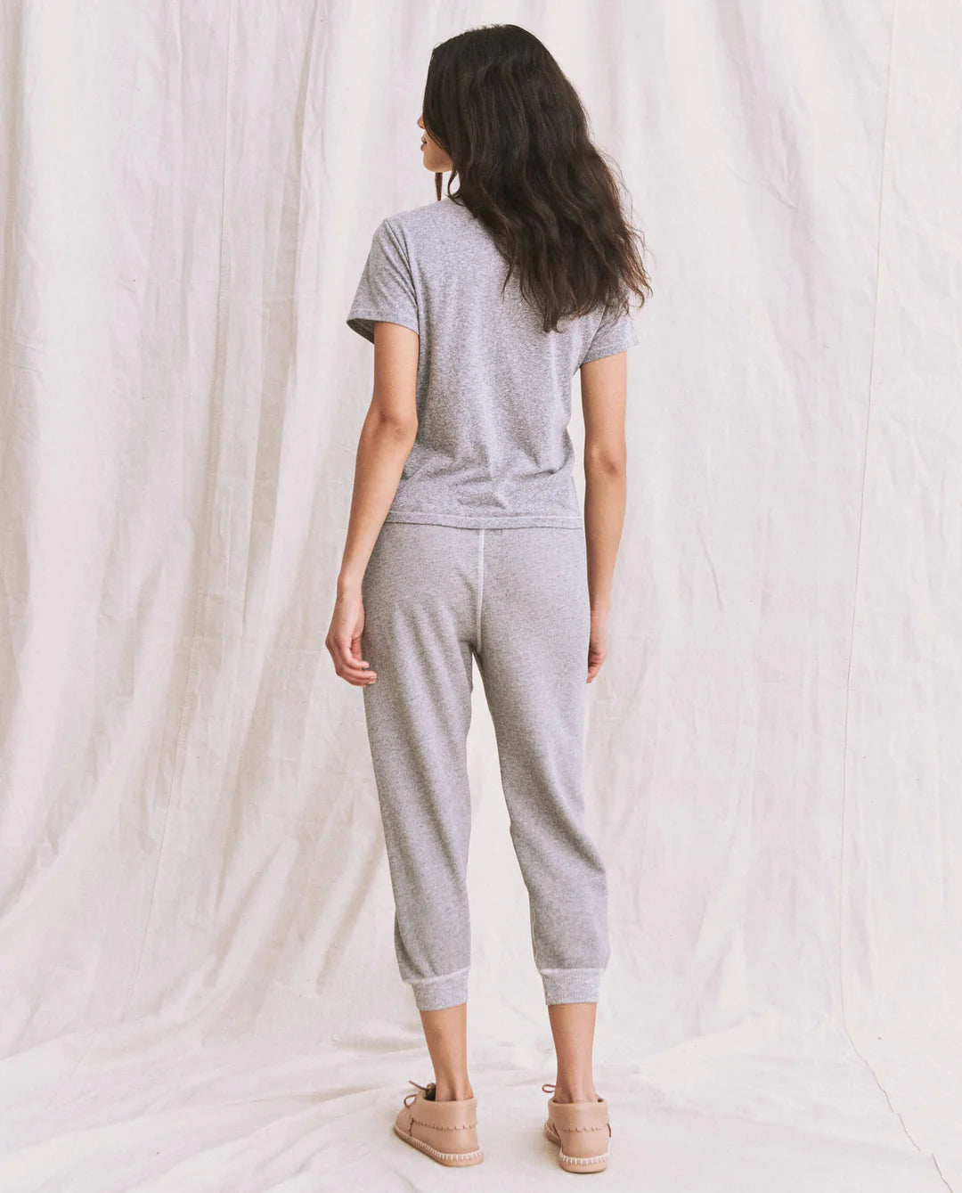 THE GREAT Little Tee Heather Grey