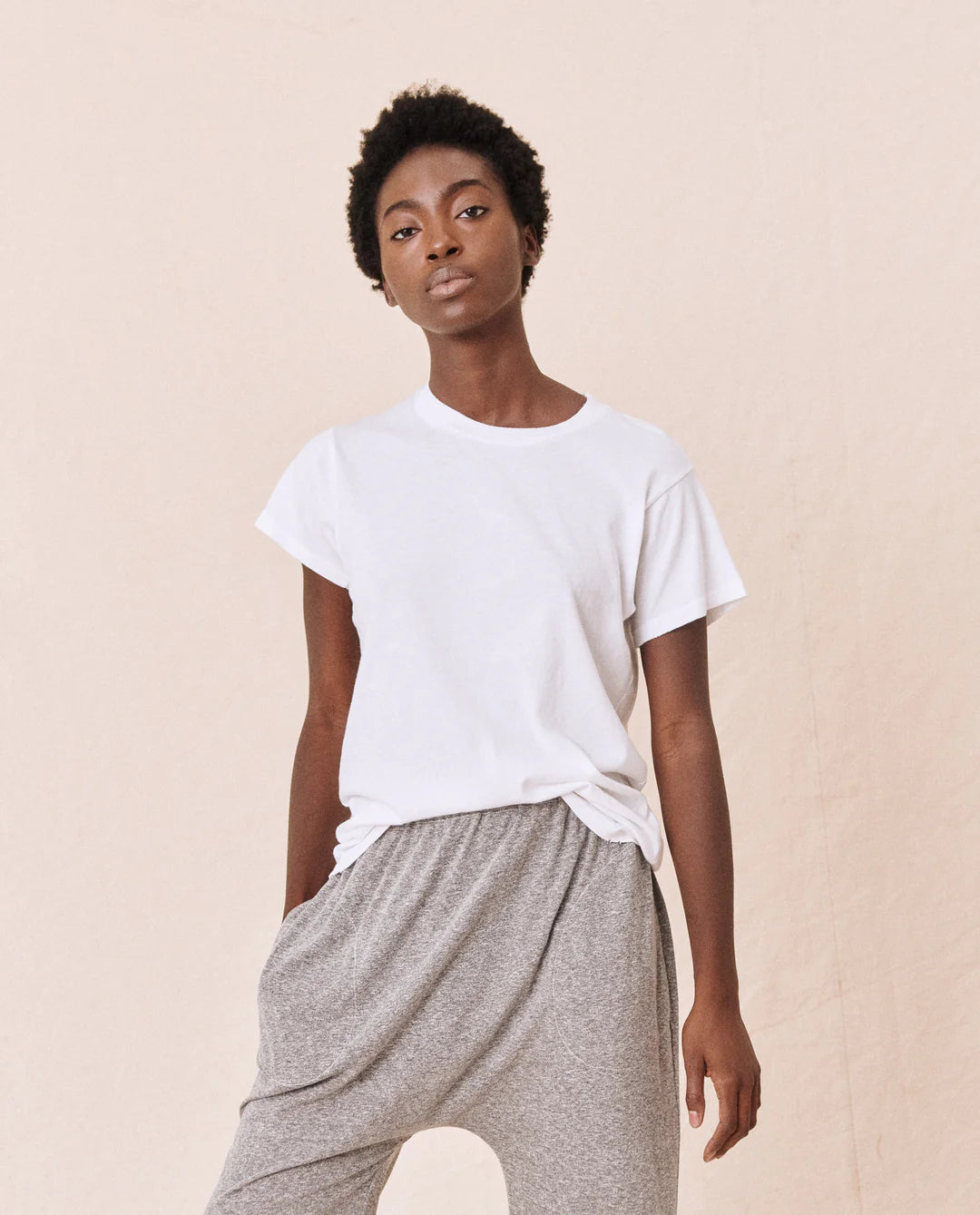 THE GREAT Slim Tee True White