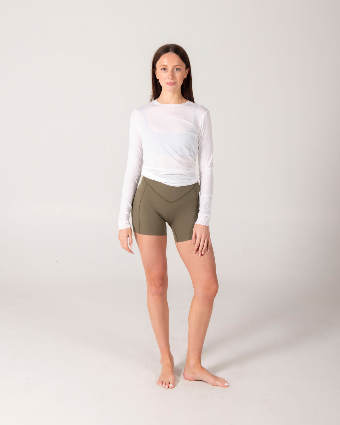 TURF ACTIVE Long Sleeve Tee (White)