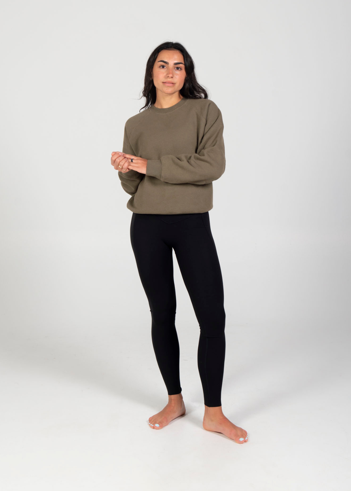 TURF ACTIVE HANGOUT CREW - Olive