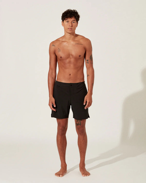 OCIN SWIM Snap Short - Black
