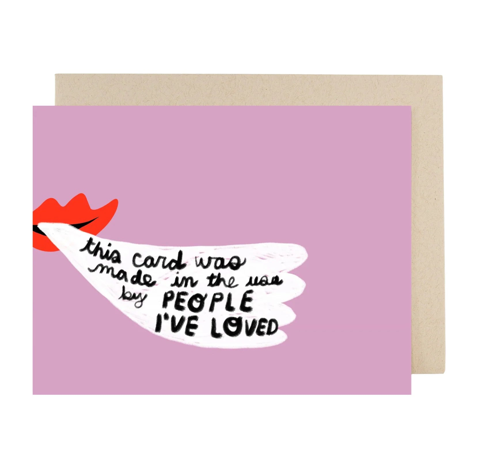 PEOPLE IVE LOVED Birthday Lips Card