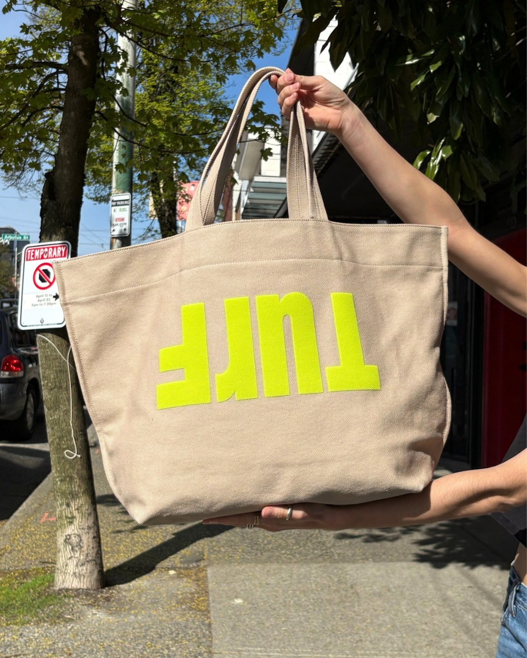 TURF ACTIVE Everyday Tote (Sesame + Lime)