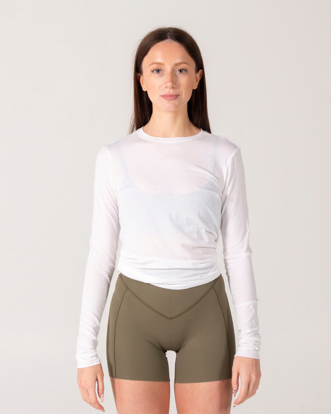 TURF ACTIVE Long Sleeve Tee (White)
