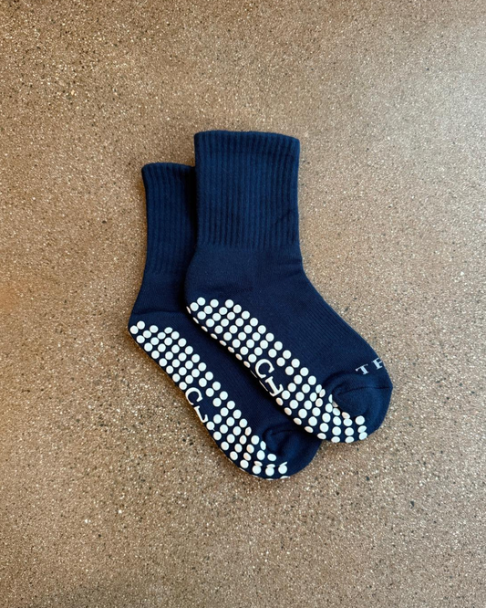 THE PILATES SOCK COMPANY Navy Blue
