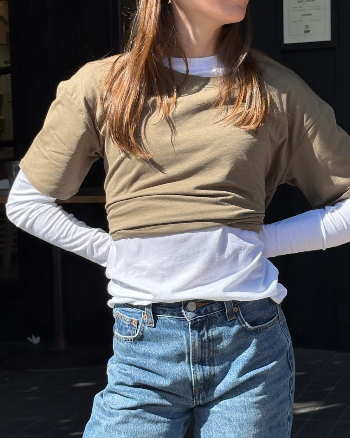 TURF ACTIVE Boxy Tee - olive