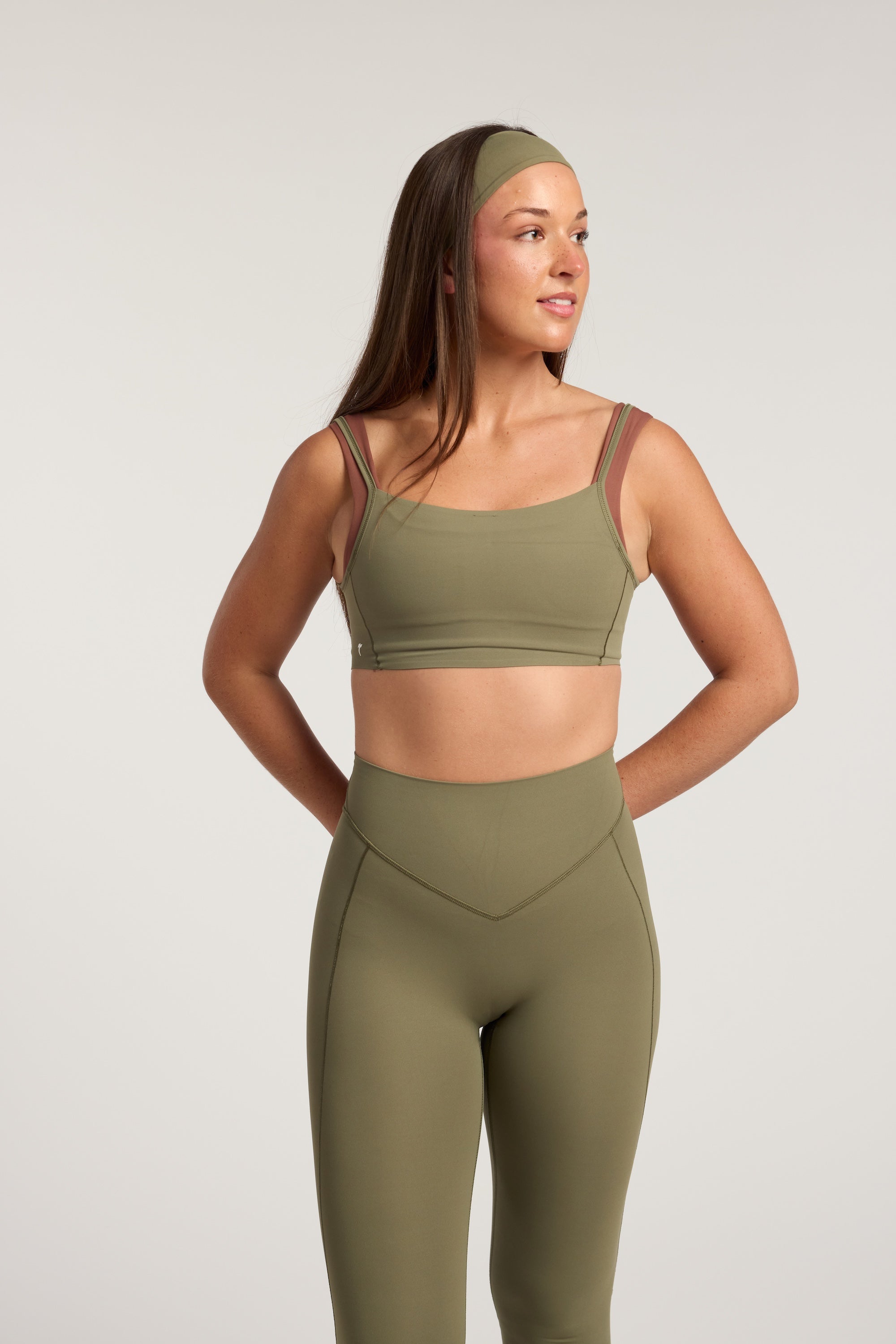 TURF ACTIVE Tame the Mane Headband (Olive)