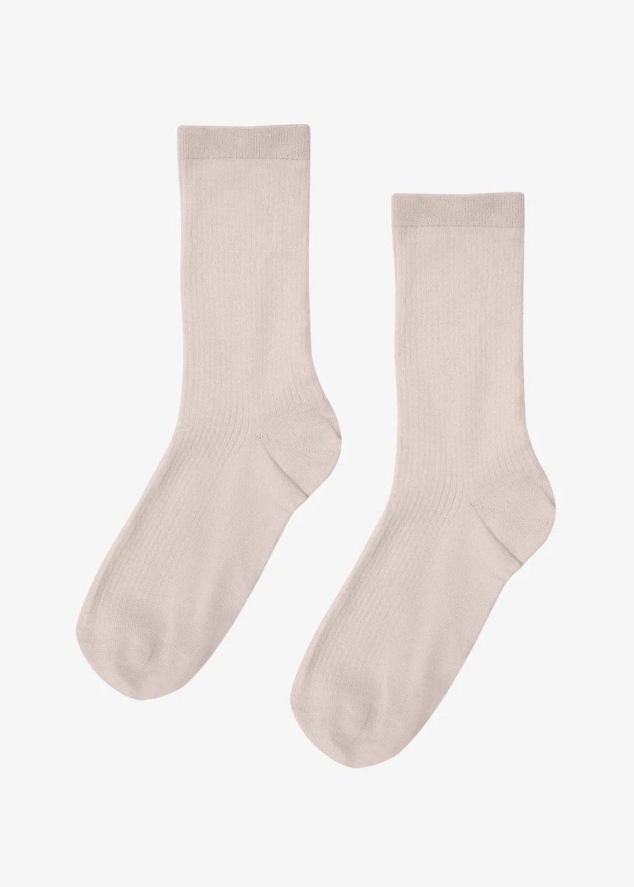COLORFUL STANDARD Women's Classic Organic Sock - Ivory White