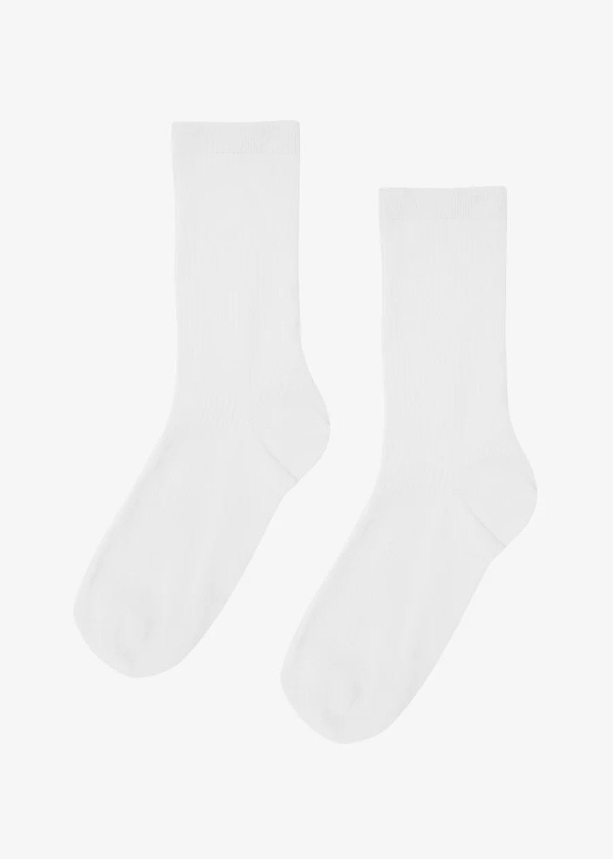 COLORFUL STANDARD Women's Classic Organic Sock - Optical White