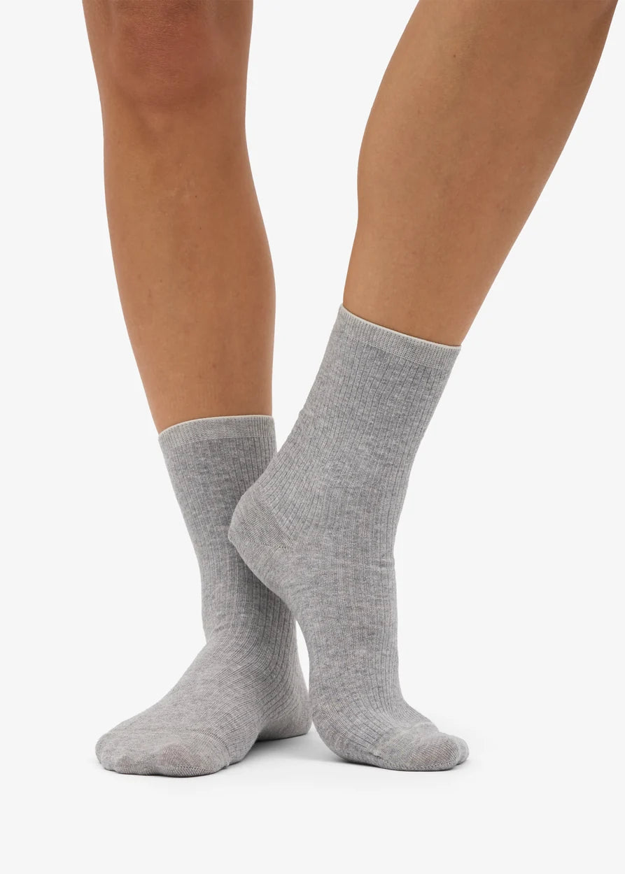 COLORFUL STANDARD Women's Classic Organic Sock - Heather Grey